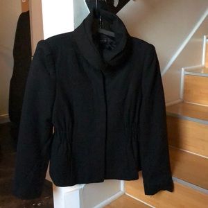 Zara black peplum jacket size M